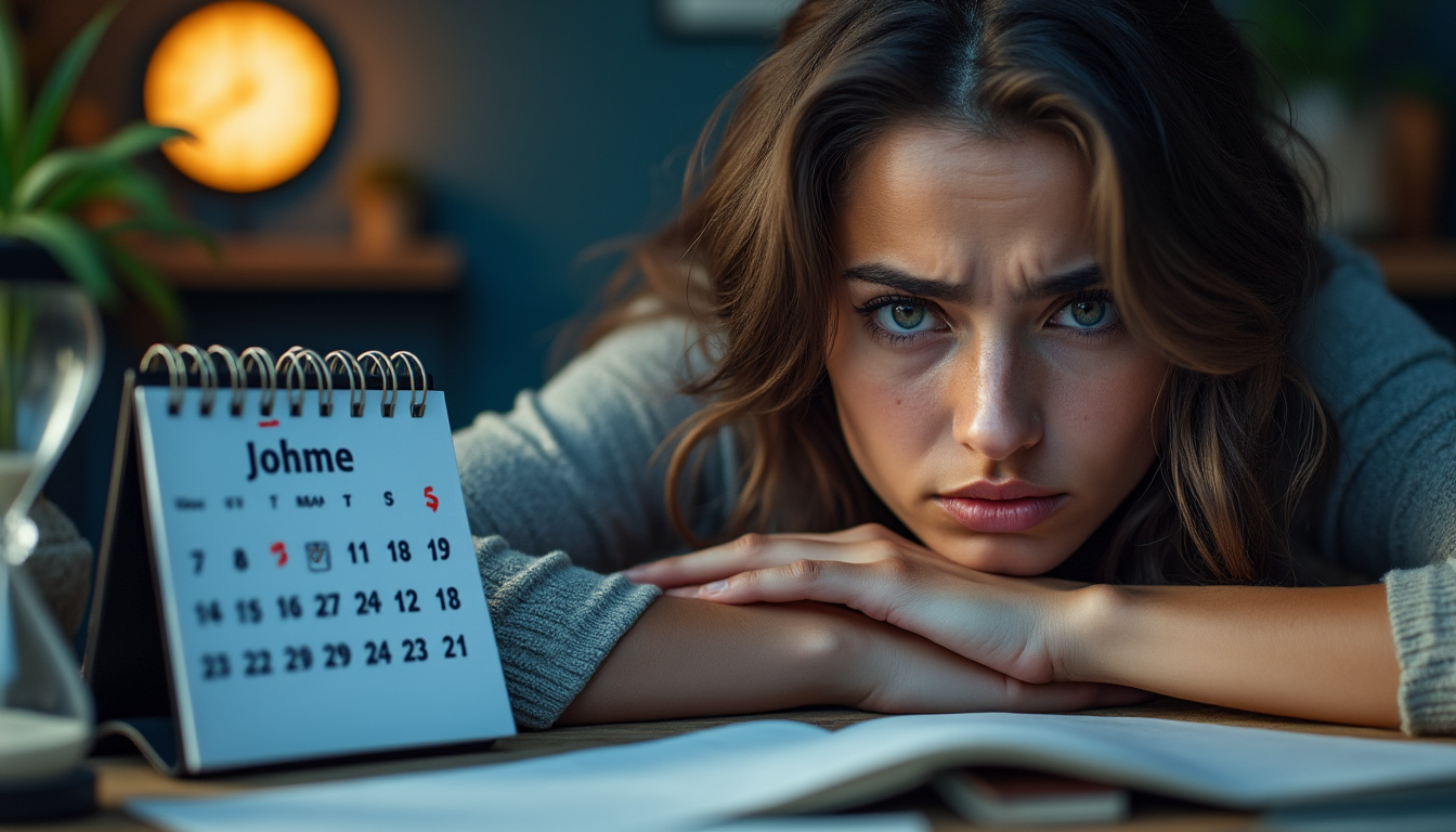découvrez comment le stress et l’anxiété peuvent influencer le cycle menstruel, les causes possibles d’un retard de règles et le nombre de jours de décalage que les tensions psychologiques peuvent entraîner.
